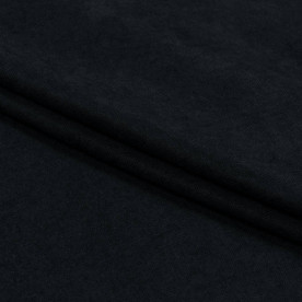 Декоративный нубук, Арвин 2, Канвас Даймонд, черный, полиэстер 100%, 205 г/м2, 50х30 см