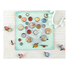 Набор брадсов Bedtime Story Brads, 30 шт от компании Prima