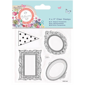 Набір акрилових штампів Mini Frames 10х10 см, Papermania