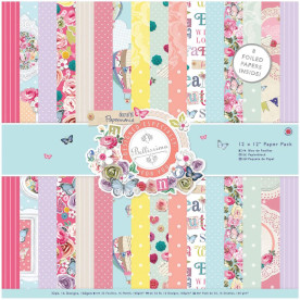 Набор скрапбумаги BELLISSIMA 30x30 cm от Papermania, 16 листов