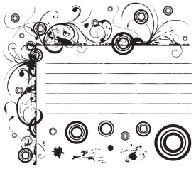 Набор акриловых штампов в упаковке Write On, Bo Bunny