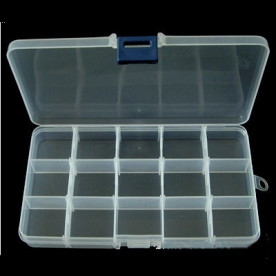 Контейнер для хранения мелочей, прямоугольный, размер 10х17,5 см.