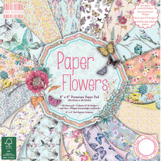 Набор бумаги Paper Flowers, 20x20 см,16 листов First Edition