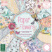 Набір паперу Paper Flowers, 20x20 см, 16 аркушів First Edition