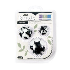 Брадси Basic Brads Painted - Black & White від We R Memory Keepers
