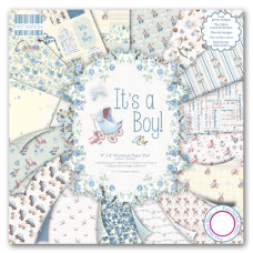 Набір паперу It's a Boy, 20х20 см, 16 аркушів, First Edition