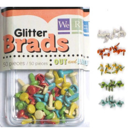 Брадсы Out & About Glitter Brads от We R Memory Keepers