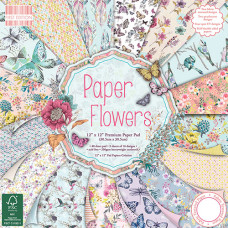 Набор бумаги Paper Flowers, 30х30 см,16 листов First Edition