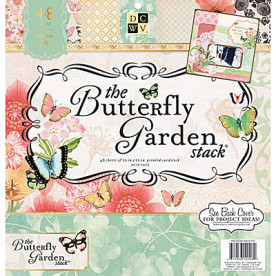 Набір паперу Butterfly Garden, 30х30 см, 24 листа від DCWV