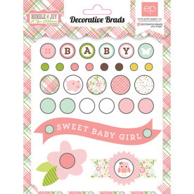 Набор брадсов Bundle of Joy New Addition Girl, Echo Park