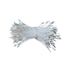 Набор перламутровых тычинок белого цвета, 1 мм, 30 шт  от ScrapBerry's