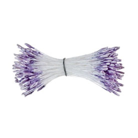 Набор перламутровых тычинок сиренового цвета, 1 мм, 30 шт от ScrapBerry's