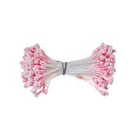 Набір перламутрових тичинок рожевого кольору, 2 мм, 30 шт від ScrapBerry's