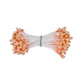 Набор перламутровых тычинок персикового цвета,2 мм,30 шт от ScrapBerry's