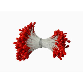 Набор перламутровых тычинок красного цвета,2 мм,30 шт от ScrapBerry's