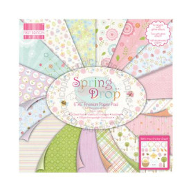 Набор бумаги Spring Drop 15x15 см 16 листов от First Edition