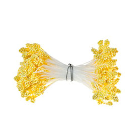 Набор тычинок желтого цвета,3 мм,30 шт от ScrapBerry's