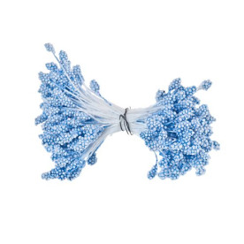 Набор тычинок голубого цвета, 3 мм, 30 шт от ScrapBerry's