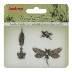 Набор металических подвесок "Ветер Странствий"  от ScrapBerry`s