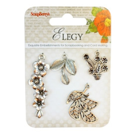Набор металических подвесок "Элегия 1 " от ScrapBerry`s