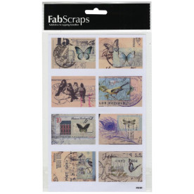 Набір наклейок French Heritage, розмір 14 * 25см від FABSCRAPS