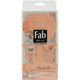 Набор для журналинга Baby Bear 12 страниц, размер 24.5*11см Fabscraps