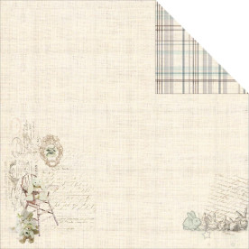 Двосторонній папір Bunny Bear 1, 30х30 см від Fabscraps