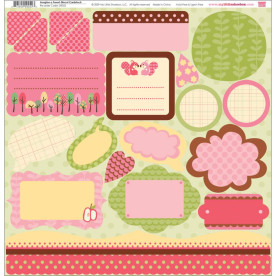 Высечки "Imagine A Forest", 17 шт ,размер 30*30 от My Little Shoebox