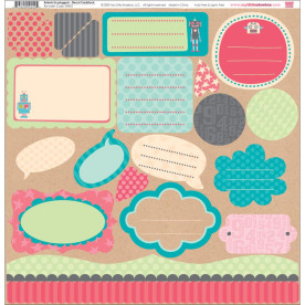 Высечки "Robots Unplugged", 17 шт ,размер 30*30 от My Little Shoebox