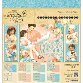 Набір паперу "Precious Memories" 12 аркушів 20 * 20 см від Graphic 45