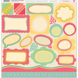 Высечки "Imaginary Friends", 17 шт ,размер 30*30 от My Little Shoebox