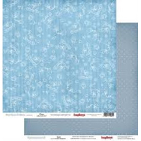 Двусторонняя бумага Зима 30х30 см от ScrapBerry's