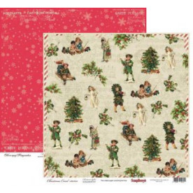 Двосторонній папір Різдво 30х30 см від ScrapBerry's