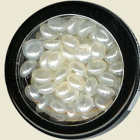 Перламутрові краплі Dew Drops Champagne 4 мм, Robin's Nest