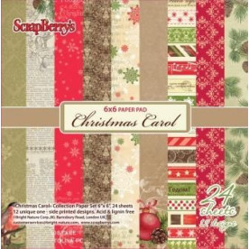 Набір паперу Ніч перед Різдвом 15х15 см 24 листа від ScrapBerry's