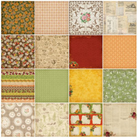 Набір скраппаперу Готуємо Будинки 10 аркушів 30х30 см від Scrapberry's