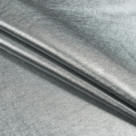Штучна шкіра темне срібло, розмір 50х35 см, щільність 350