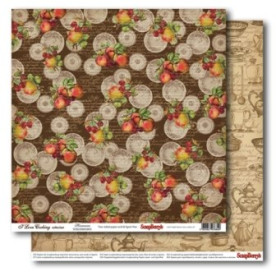 Двосторонній папір Посуд 30х30 см від ScrapBerry's