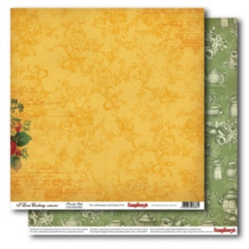 Двусторонняя бумага Сервировка 30х30 см от ScrapBerry's