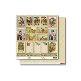 Двусторонняя бумага Мечты 30х30 см от ScrapBerry's