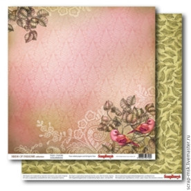 Двосторонній папір Казковий Сад 30х30 см від ScrapBerry's