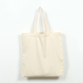 Еко-сумка саржа 100% х / б натур, 38х42 см, ручка 48 см