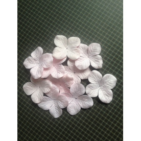 Набор 10 цветков гортензии в нежно-розовых тонах, 40 мм
