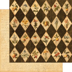 Двусторонняя бумага для скрапбукинга Garden Suite 30х30 см от Graphic 45