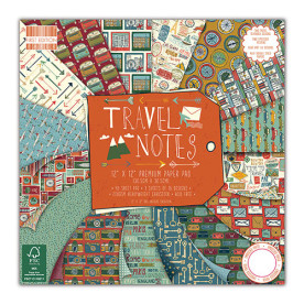 Набор бумаги Travel Notes, 30*30 см от First Edition