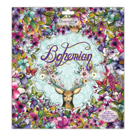 Набор бумаги Bohemian, 30*32 см,12 листов, Dovecraft
