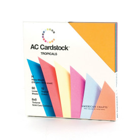 Набір картону Tropicals, 20 * 20 см, 15 аркушів від American Crafts