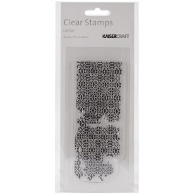 Акриловий штамп Lattice 13 х 5 см, Kaisercraft