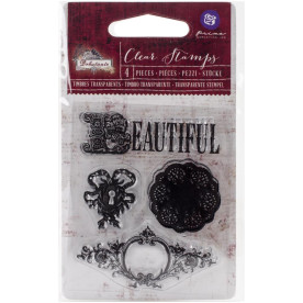 Акриловий штамп Beautiful, 6,3х7,6 см, Prima