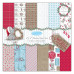 Набор односторонней бумаги Me To You Christmas,30х30 см,12 листов от Dovecraft